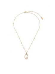Guess Naszyjnik JUBN06 340JW Złoty. Żółte naszyjniki Guess, ze stali. Za 349.99 zł.