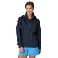 Kurtka uniwersalna damska Helly Hansen W Crew Hooded Jacket. Niebieskie kurtki sportowe Helly Hansen, uniwersalny, bez wzorów, z syntetyku, bez kaptura, trekkingowe. Za 858.00 zł.