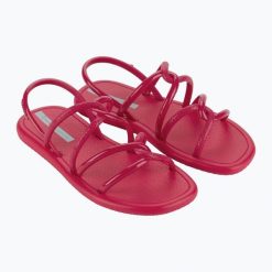 Sandały damskie Ipanema Meu Sol Azul. Brązowe sandały Ipanema, bez wzorów, z gumy, sportowe, bez obcasa, bez zapięcia. Za 65.00 zł.