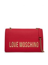 LOVE MOSCHINO Torebka JC4192PP1LKD0500 Czerwony. Czerwone torebki klasyczne Love Moschino, bez wzorów, ze skóry, bez dodatków. Za 769.99 zł.