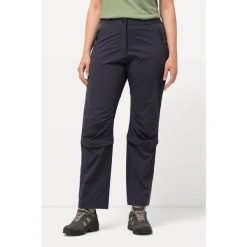 Damskie Spodnie z odpinanymi nogawkami regulacja długości szybkoschnące. Szare spodnie sportowe Ulla Popken, plus size, bez wzorów, z elastanu, trekkingowe. Za 343.99 zł.