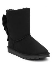 ISLAND BOOT Botki zimowe "Bowie" w kolorze czarnym rozmiar: 41. Czarne botki Island Boot, na zimę, bez wzorów, z materiału, bez obcasa, bez zapięcia. Za 165.99 zł.