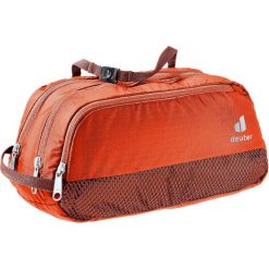 Kosmetyczka Deuter Wash Bag Tour III - papaya/redwood. Brązowe kufry i kosmetyczki Deuter, bez wzorów, z materiału, bez dodatków. Za 98.99 zł.