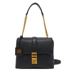 Torebka Steve Madden. Czarne torebki klasyczne Steve Madden, bez wzorów, bez dodatków. Za 299.99 zł.