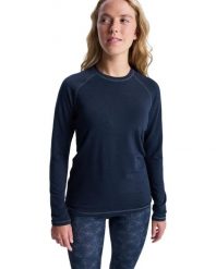 Bluza termoaktywna damska ROXY Climate Control Base Layer. Czarne bluzy Roxy, l, bez wzorów, z elastanu, bez kaptura. Za 139.99 zł.