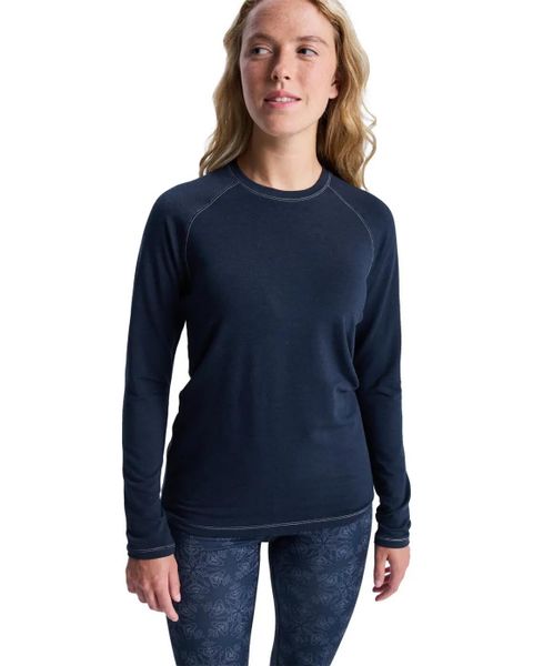 Bluza termoaktywna damska ROXY Climate Control Base Layer. Czarne bluzy Roxy, l, bez wzorów, z elastanu, bez kaptura. Za 139.99 zł.