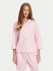 United Colors Of Benetton Koszulka piżamowa 4QFZ3M00A Różowy Regular Fit. Czerwone koszule nocne United Colors of Benetton, l, bez wzorów, z bawełny, bez ramiączek. Za 99.99 zł.