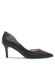 Clara Barson Szpilki WYL3661-1 Czarny. Czarne szpilki Clara Barson, bez wzorów, ze skóry, bez obcasa, na szpilce, bez zapięcia. Za 129.99 zł.