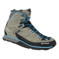 Buty Trekkingowe Damskie Salewa Mtn Trainer 2 Winter Gtx. Brązowe trekkingi Salewa, z gumy. Za 1,248.00 zł.