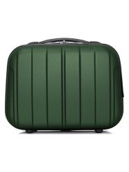 BlueStar Kosmetyczka "Napoli" w kolorze zielonym - 30 x 23 x 16 cm rozmiar: onesize. Zielone kufry i kosmetyczki BlueStar, bez wzorów, z materiału, bez dodatków. Za 60.99 zł.