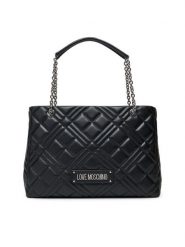 LOVE MOSCHINO Torebka JC4145PP0MLA000B Czarny. Czarne torebki klasyczne Love Moschino, bez wzorów, ze skóry, bez dodatków. Za 619.99 zł.