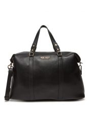 Nine West Torba weekendowa H231181 Czarny. Czarne torby podróżne Nine West, bez wzorów, z materiału. Za 369.99 zł.