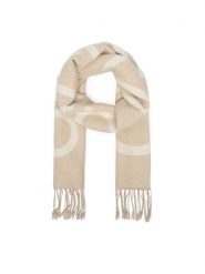 Calvin Klein Szalik LV04F8072G Beżowy. Brązowe rękawiczki Calvin Klein, bez wzorów, z wełny. Za 369.99 zł.