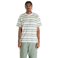 Koszulka T-shirt Dickies Glad Spring biała w paski. Białe bluzki Dickies, bez wzorów, sportowe, bez kołnierzyka, bez ramiączek. Za 147.75 zł.