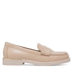 Lordsy Gino Rossi. Brązowe lordsy Gino Rossi, bez wzorów, bez obcasa, bez zapięcia. Za 259.99 zł.