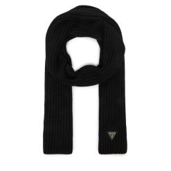 Szalik Guess. Czarne szaliki Guess, z aplikacjami. Za 234.99 zł.