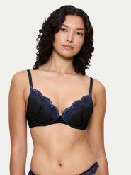 Triumph Biustonosz z fiszbiną Comfort Glam 10224965 Czarny. Czarne biustonosze Triumph, bez wzorów, z syntetyku. Za 189.99 zł.
