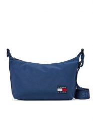 Tommy Jeans Torebka Tjw Ess Daily Shoulder Bag AW0AW17287 Granatowy. Niebieskie torebki klasyczne Tommy Jeans, bez wzorów, z jeansu, bez dodatków. Za 159.99 zł.