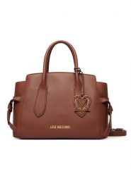 LOVE MOSCHINO Torebka JC4055PP1PLL0200 Brązowy. Brązowe torebki klasyczne Love Moschino, bez wzorów, ze skóry, bez dodatków. Za 1,009.00 zł.