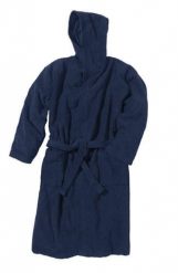 Beco szlafrok z kapturem unisex ciemnoniebieski 430 g/m². Niebieskie szlafroki BECO, m, bez wzorów, z tkaniny, bez ramiączek, z kapturem. Za 374.99 zł.