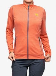 Bluza polarowa damska Karpos Pomedes Fleece. Czerwone bluzy KARPOS, xs, bez wzorów, z elastanu, bez kaptura. Za 313.49 zł.