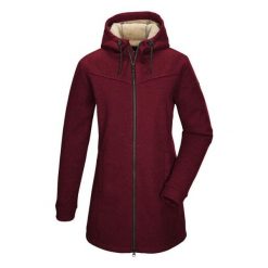 Damska parka z polaru Killtec GW 37. Czerwone parki Killtec, na zimę, z polaru, bez kaptura. Za 524.20 zł.