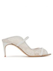 MALONE SOULIERS Klapki Noah 70-10 Biały. Białe klapki MALONE SOULIERS, bez wzorów, z materiału, bez obcasa. Za 1,949.00 zł.