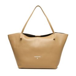 Torebka Patrizia Pepe. Brązowe torebki klasyczne Patrizia Pepe, bez wzorów, bez dodatków. Za 1,299.00 zł.