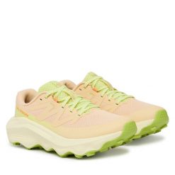 Buty do biegania Salomon. Brązowe obuwie sportowe Salomon, bez zapięcia, do biegania. Za 549.99 zł.