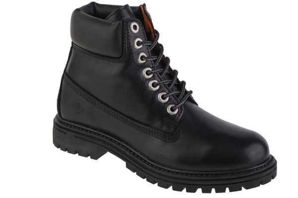 Trapery damskie LUMBERJACK RIVER 2. Czarne trapery i śniegowce Lumberjack, ze skóry. Za 299.99 zł.