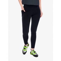 Legginsy wspinaczkowe damskie Black Diamond Session Tights. Czarne legginsy Black Diamond, bez wzorów. Za 211.19 zł.