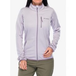 Bluza damska bez kaptura Columbia Essential Hike Grid Fleece Full Zip. Fioletowe bluzy Columbia, bez wzorów, bez kaptura. Za 345.99 zł.