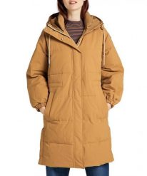 LEE LONG PUFFER DAMSKA KURTKA PARKA TOBACCO BROWN L56IXWSZ 112140312. Brązowe kurtki Lee, na zimę, l, bez kaptura. Za 409.99 zł.