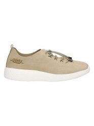 Relaks Skórzane sneakersy w kolorze beżowym rozmiar: 40. Brązowe trampki Relaks, bez wzorów, bez zapięcia. Za 171.68 zł.
