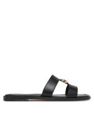 MICHAEL Michael Kors Klapki Ering Flat 40S6ERFS2L Czarny. Czarne klapki MICHAEL Michael Kors, bez wzorów, ze skóry, bez obcasa. Za 529.99 zł.