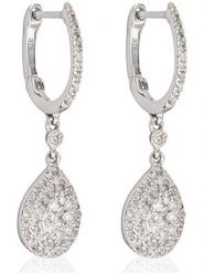 DIAMANTA Złote kolczyki z diamentami rozmiar: onesize. Szare kolczyki DIAMANTA, z diamentem, złote. Za 2,427.99 zł.