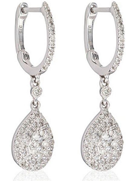 DIAMANTA Złote kolczyki z diamentami rozmiar: onesize. Szare kolczyki DIAMANTA, z diamentem, złote. Za 2,427.99 zł.