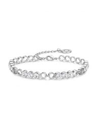 Park Avenue Bransoletka z kryształami Swarovski rozmiar: onesize. Szare bransoletki Park Avenue, z kryształem, z mosiądzu. Za 66.00 zł.