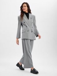 HUGO Marynarka damska - Antegi Kobiety szary jednolity, 38. Szare marynarki i żakiety Hugo, bez wzorów, z wiskozy, biznesowe. Za 1,599.95 zł.