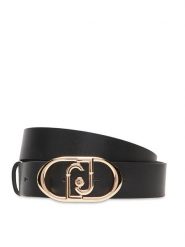 Liu Jo Pasek Hips Belt 3,5 Cm AF5242 P0062 Czarny. Czarne paski Liu Jo, bez wzorów, ze skóry. Za 198.99 zł.