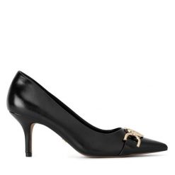 Szpilki Nine West. Czerwone szpilki Nine West, bez wzorów, bez obcasa, na szpilce, bez zapięcia. Za 229.99 zł.