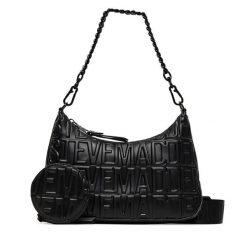 Torebka Steve Madden. Czarne listonoszki Steve Madden, bez wzorów, bez dodatków. Za 559.99 zł.