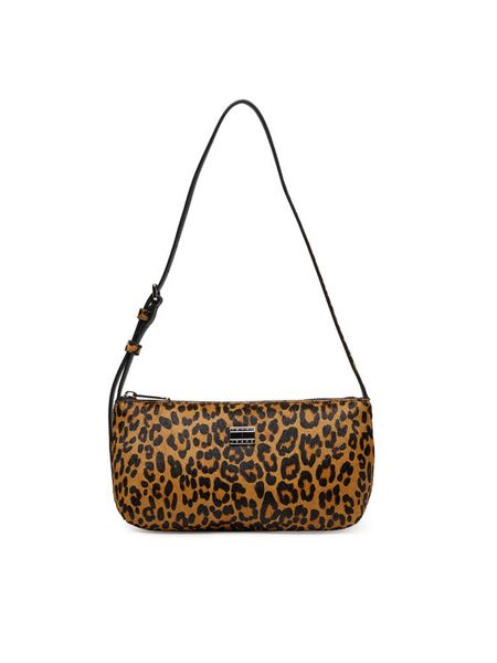 Tommy Jeans Torebka Tjw Must Leopard Shoulder Bag AW0AW18008 Pomarańczowy. Brązowe torebki klasyczne Tommy Jeans, bez wzorów, z jeansu, bez dodatków. Za 329.99 zł.