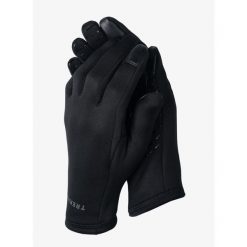 Rękawiczki polarowe Trekmates Ogwen Stretch Grip Glove. Czarne rękawiczki TREKMATES, bez wzorów, z polaru, sportowe. Za 93.99 zł.