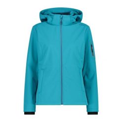 Kurtka damska turystyczna CMP 39A5006. Niebieskie kurtki sportowe CMP, xs, bez wzorów, z softshellu, bez kaptura, trekkingowe. Za 340.00 zł.