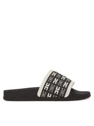 Elisabetta Franchi Klapki F4-A0E-0313 Czarny. Czarne klapki Elisabetta Franchi, bez wzorów, z tworzywa sztucznego, bez obcasa. Za 389.99 zł.