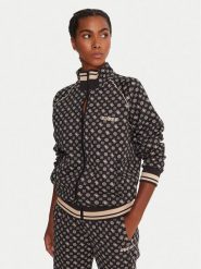 Guess Bluza V5YQ03 KB212 Czarny Regular Fit. Czarne bluzy Guess, m, z aplikacjami, z syntetyku, bez kaptura. Za 439.99 zł.