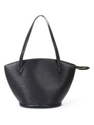 Louis Vuitton Skórzana torebka "St-Jacques GM" w kolorze czarnym - 26 x 30 x 17 cm rozmiar: onesize. Czarne torby na ramię Louis Vuitton, bez wzorów, z materiału, na ramię, bez dodatków. Za 1,962.79 zł.