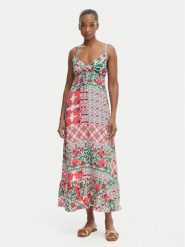 Iconique Sukienka letnia Lidia IC26-095 Kolorowy Regular Fit. Sukienki Iconique, na lato, m, bez wzorów, z syntetyku, bez kołnierzyka, bez ramiączek. Za 339.99 zł.