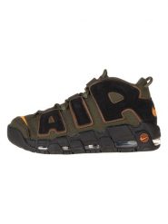 Nike Skórzane sneakersy "Air More Uptempo '96" w kolorze oliwkowo-czarnym rozmiar: 41. Brązowe trampki Nike, bez wzorów, za kostkę, bez zapięcia. Za 321.39 zł.